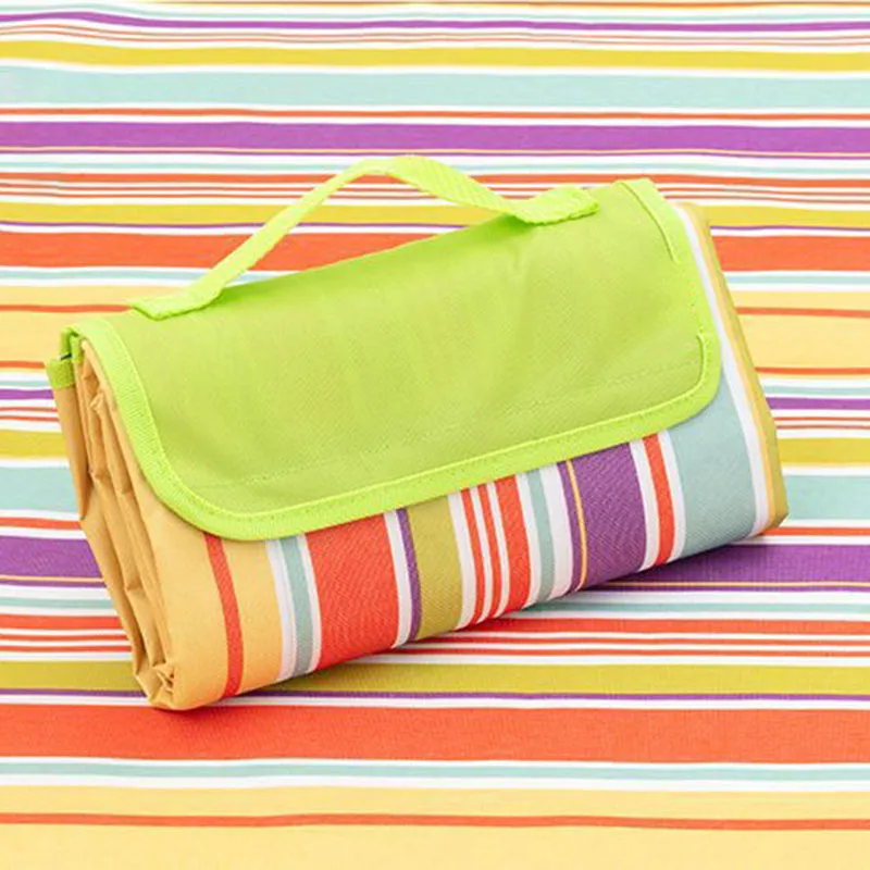 0210 145x165cm Portable Outdoor Camping Picnic Mat 600D Oxford Cloth Waterproof Lawn Beach Mat