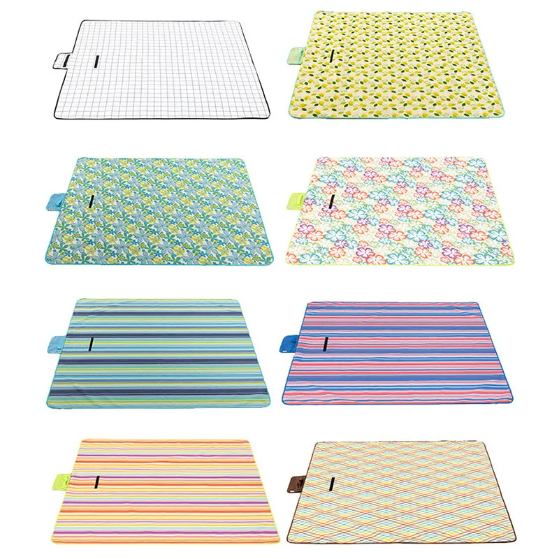 0210 145x165cm Portable Outdoor Camping Picnic Mat 600D Oxford Cloth Waterproof Lawn Beach Mat