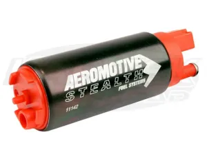 Aeromotive 340 Stealth Fuel Pump Offset Inlet, Inline Offset Inlet Inline w/ Outlet, In Tank Pump