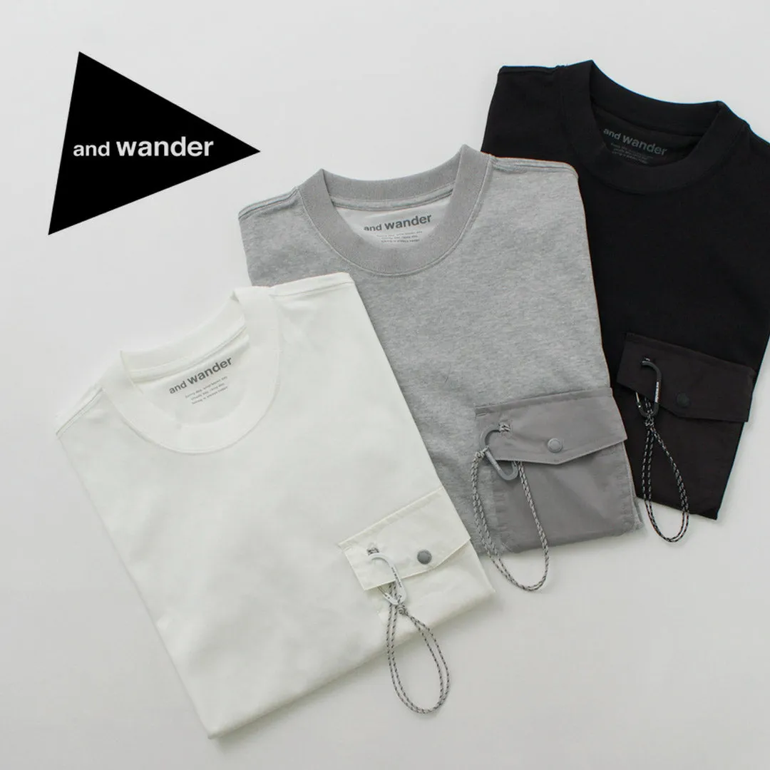 AND WANDER / Pocket T-Shirt