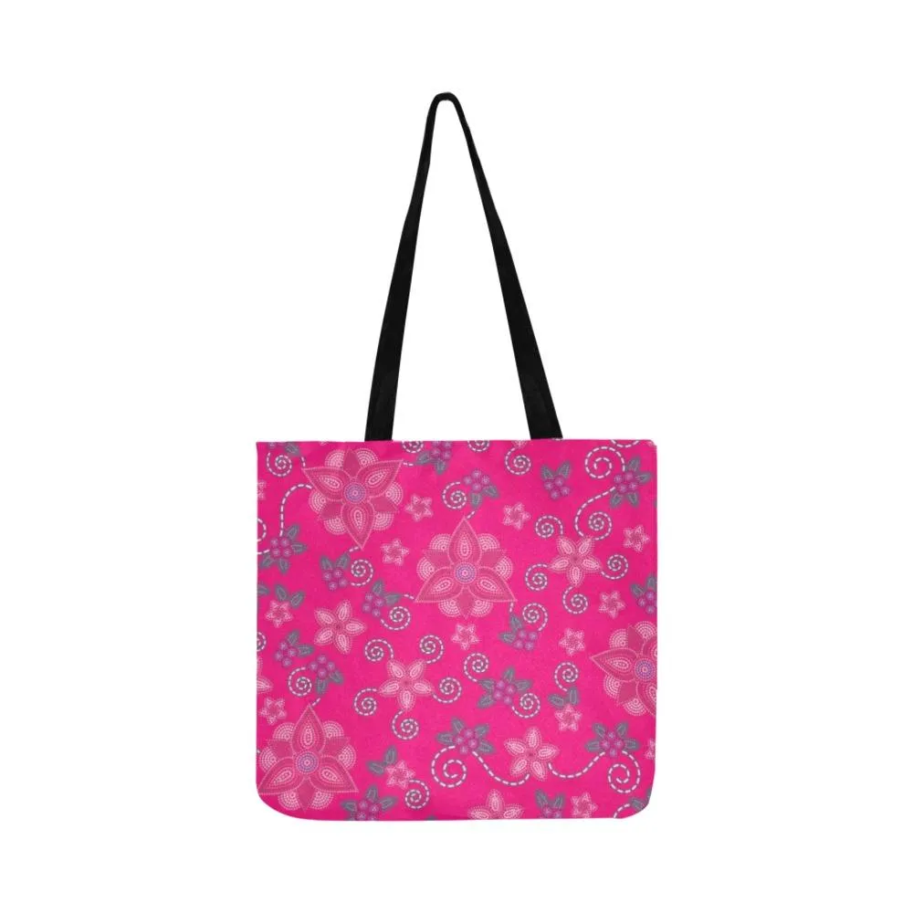 Berry Picking Pink Reusable Shopping Bag (Two sides)