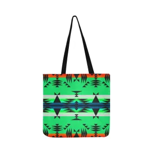 Between the Mountains Deep Lake Reusable Shopping Bag (Two sides)