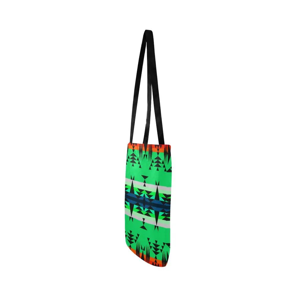 Between the Mountains Deep Lake Reusable Shopping Bag (Two sides)