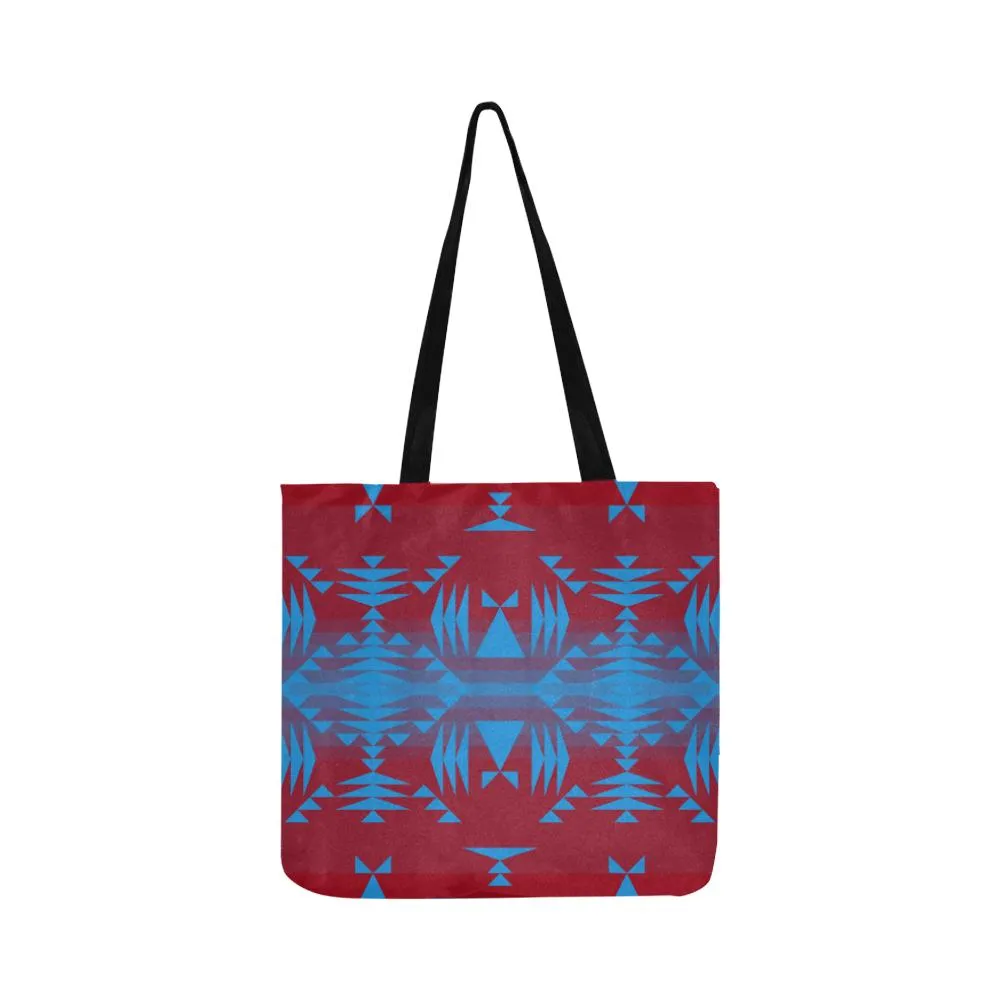 Between the Mountains Sierra Deep lake Reusable Shopping Bag (Two sides)