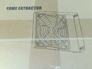 Black Fume Extractor for Soldering and Electronics Projects