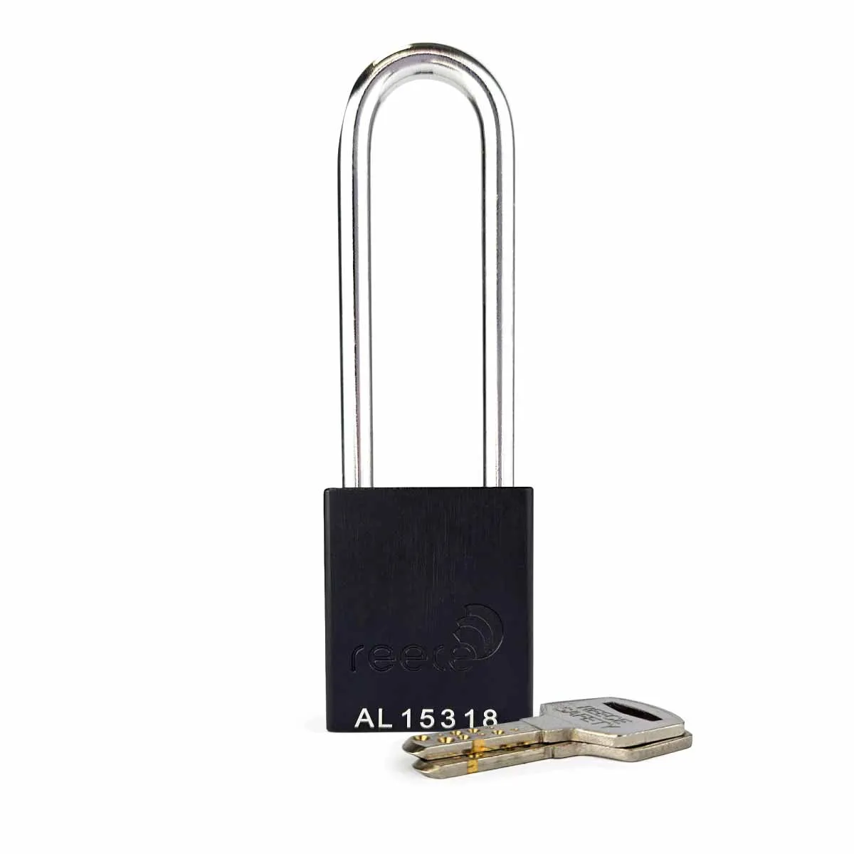 Black REECE Aluminum Long Safety Padlock KTD