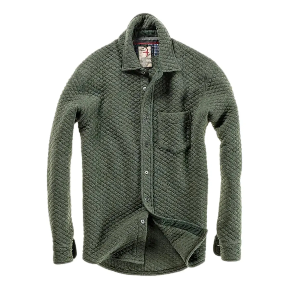 Bubble Knit Shirt Shale Green Hthr