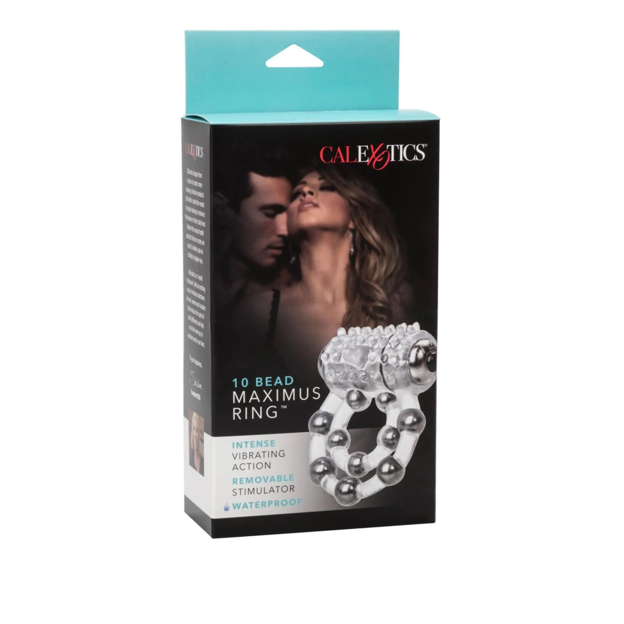 CalExotics Couple's Enhancers 10 Bead Maximus Ring Vibrating Cock Ring