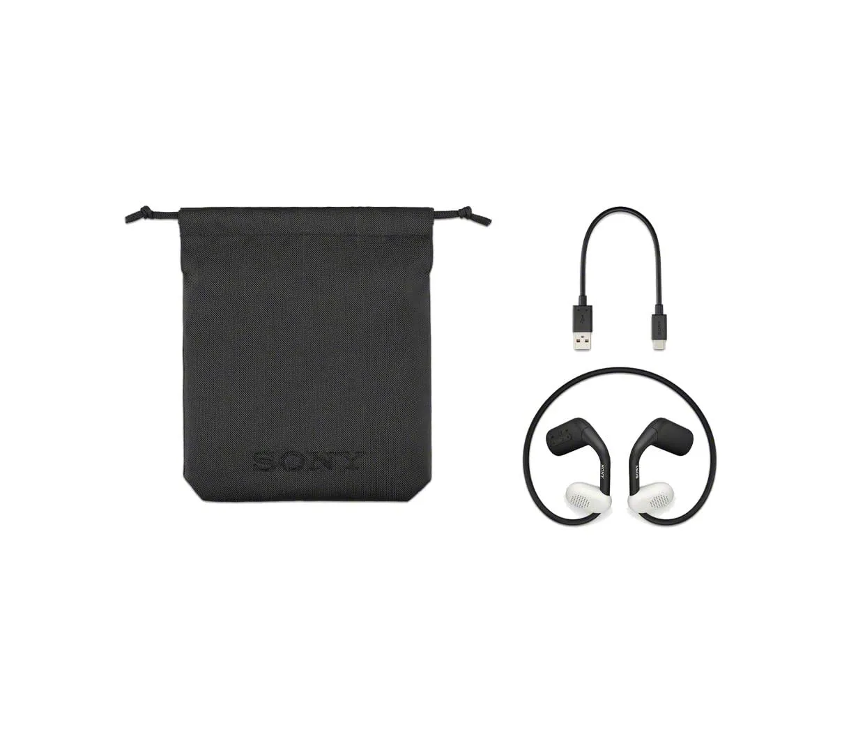 Certified Refurbished - Sony Float Run Off-Ear Wireless Headphones (WIOE610/B) - Black