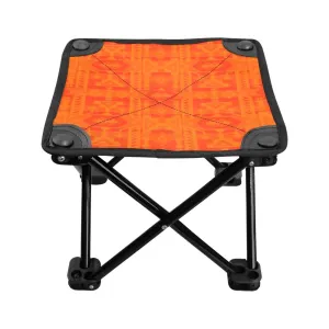 Chiefs Mountain Orange Folding Fishing Stool