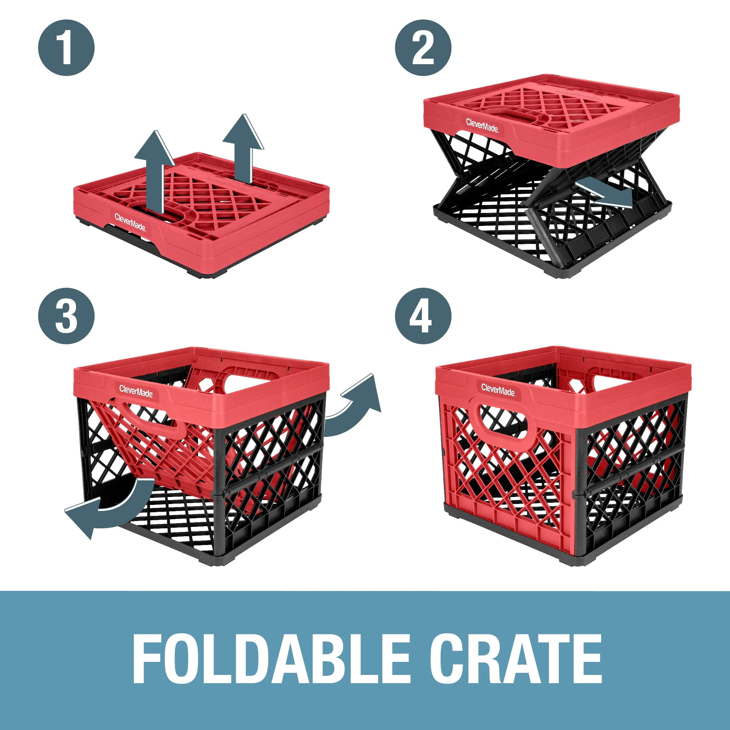 Collapsible Milk Crate