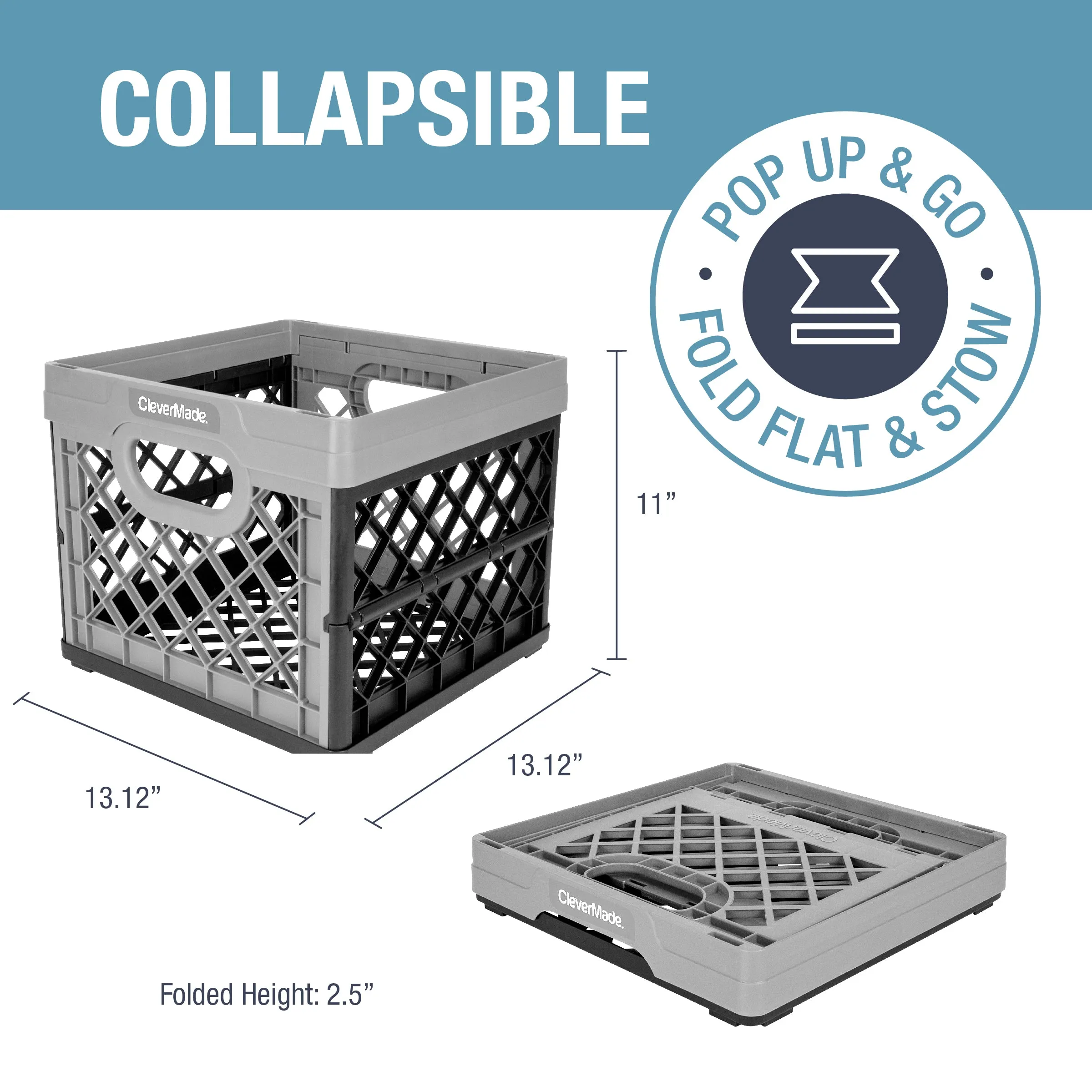 Collapsible Milk Crate