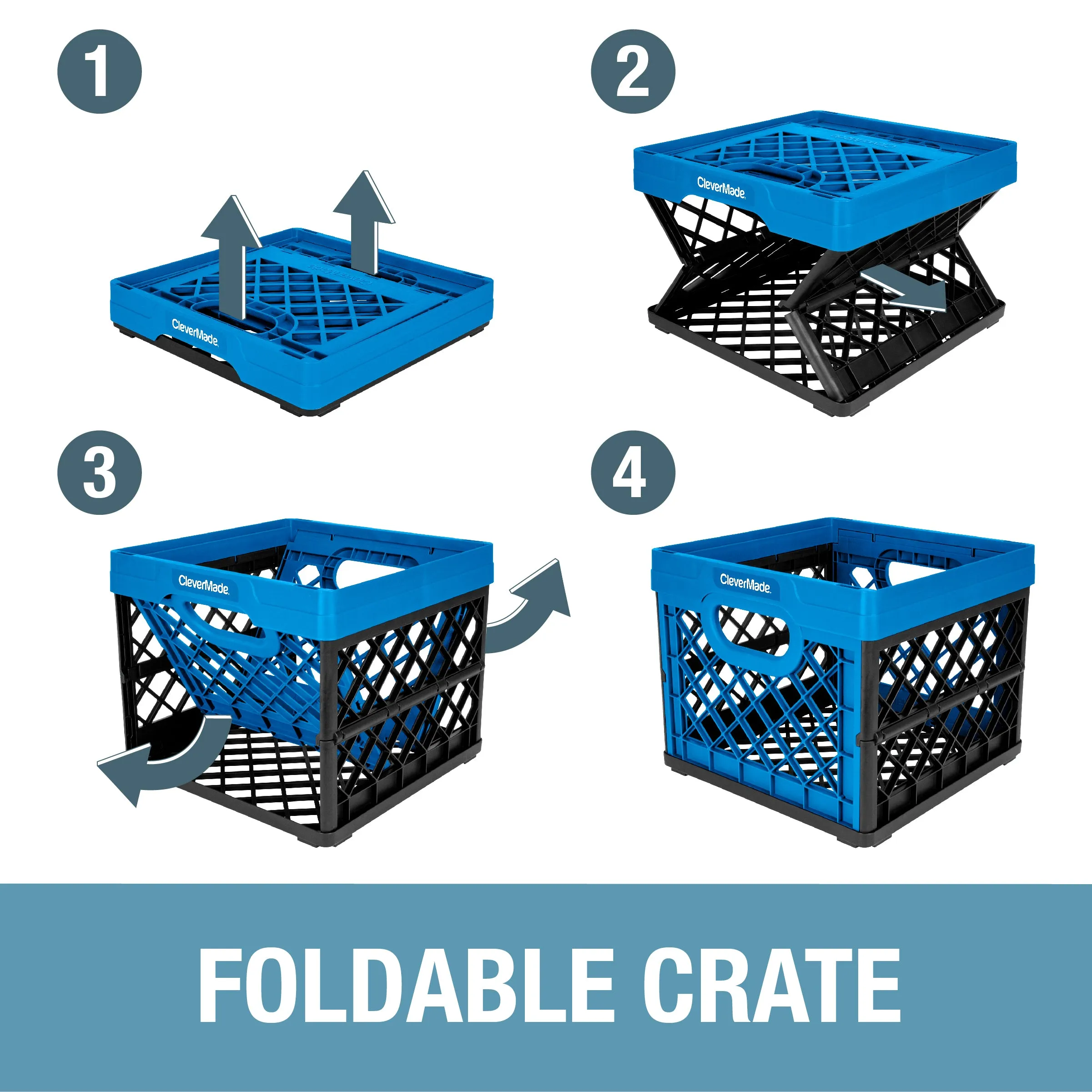 Collapsible Milk Crate