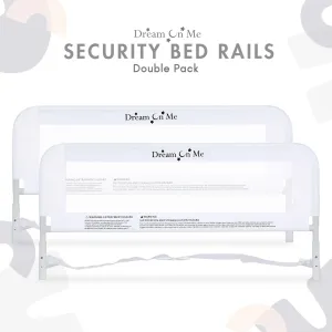 Dream on Me Mesh Bed Rails Double Pack - White