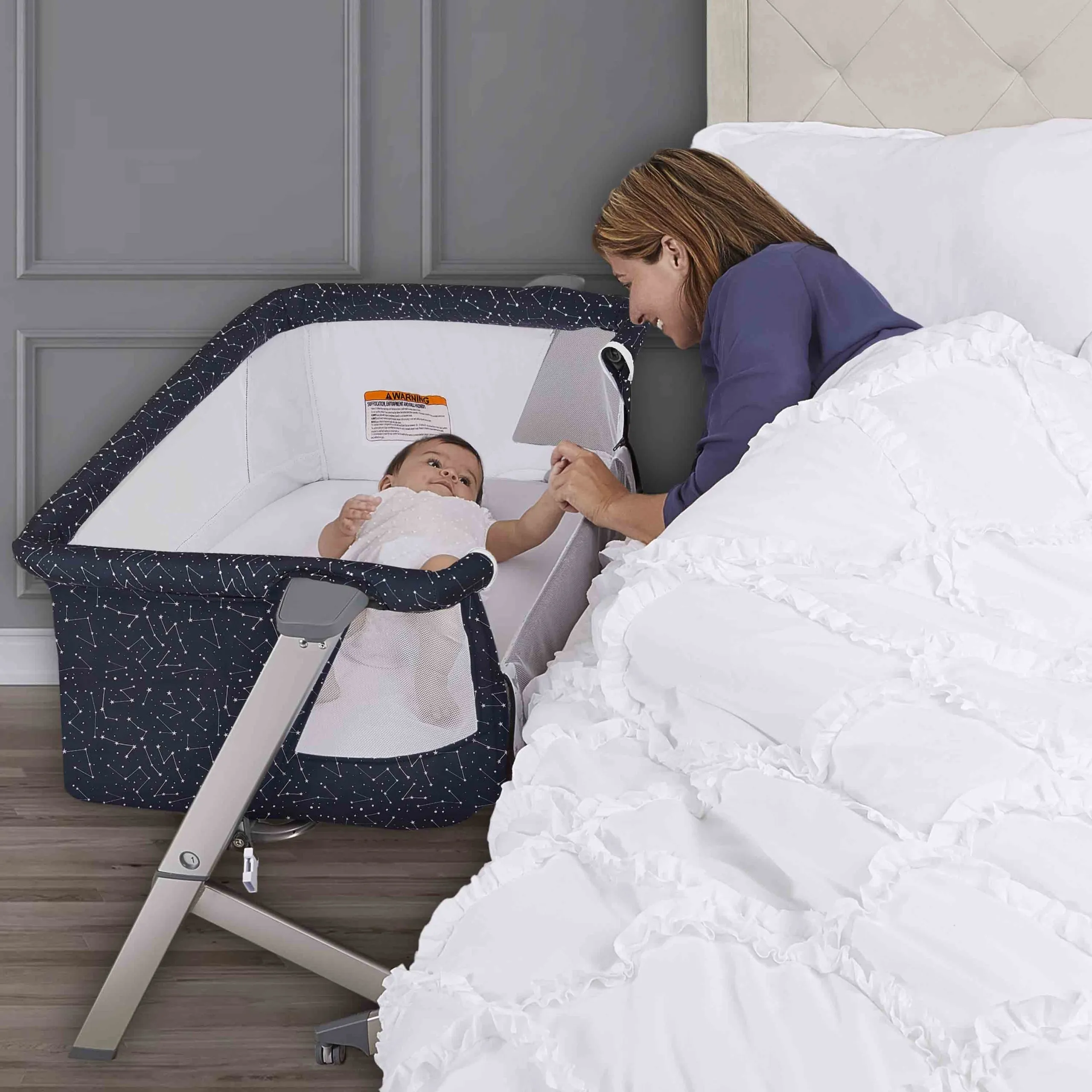 Dream On Me Skylar Bassinet and Bedside Sleeper