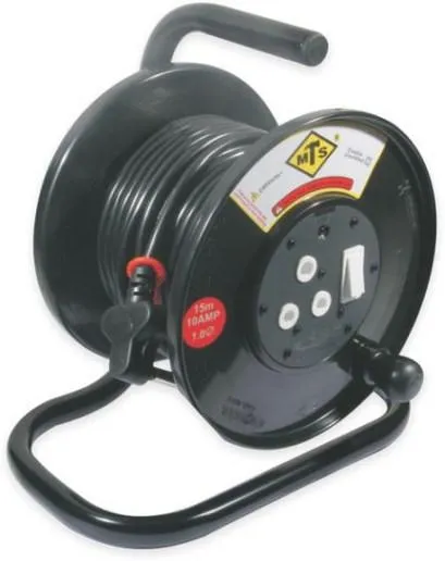 Extension Reel Mts Plastic 15m x 1.0