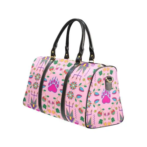 Geometric Floral Fall-Sunset Waterproof Travel Bag