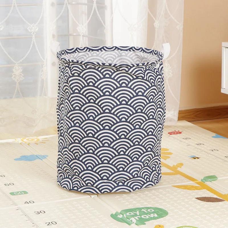 Home Fabric Folding Storage Dirty Laundry Basket