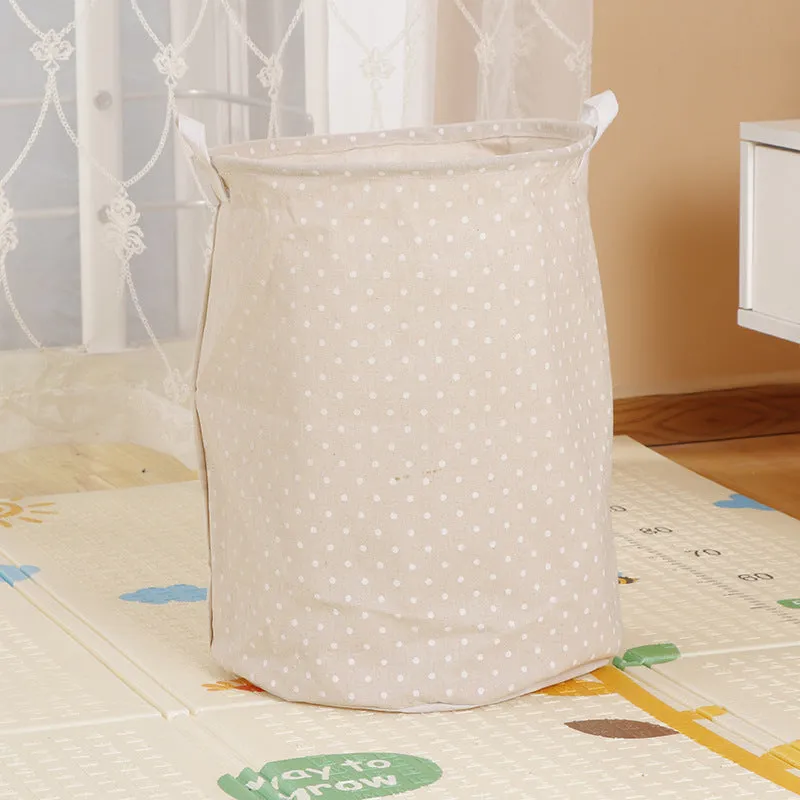 Home Fabric Folding Storage Dirty Laundry Basket