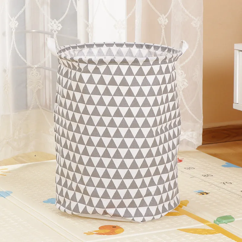 Home Fabric Folding Storage Dirty Laundry Basket