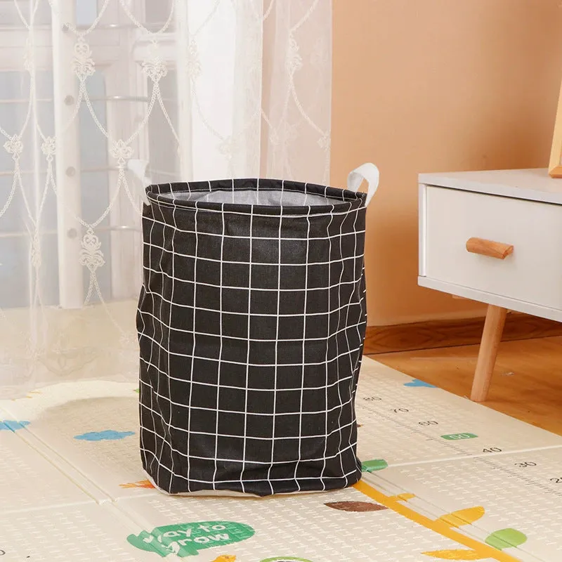 Home Fabric Folding Storage Dirty Laundry Basket