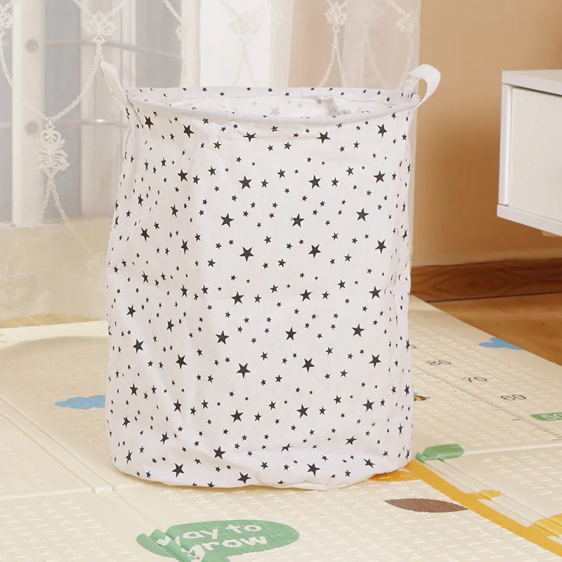 Home Fabric Folding Storage Dirty Laundry Basket