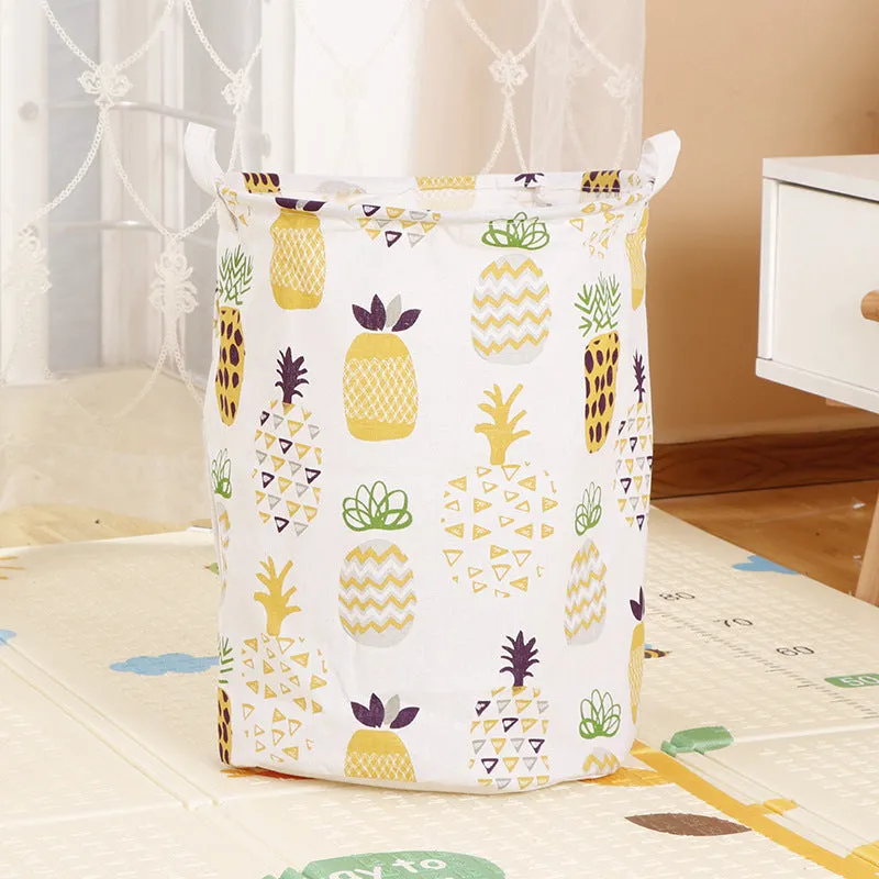 Home Fabric Folding Storage Dirty Laundry Basket