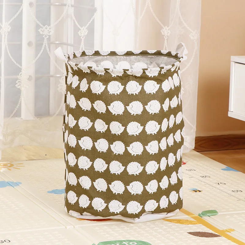 Home Fabric Folding Storage Dirty Laundry Basket