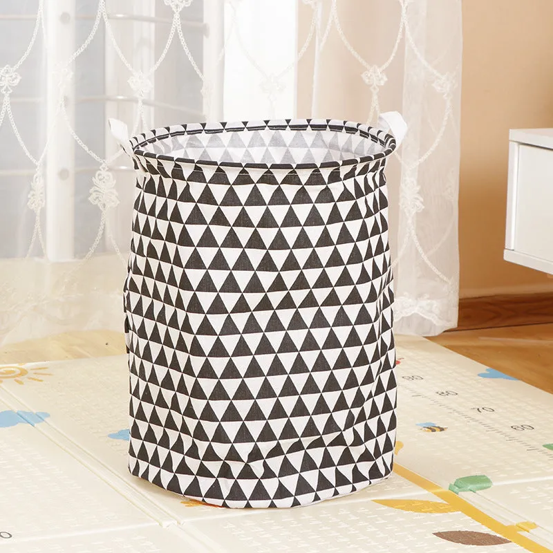 Home Fabric Folding Storage Dirty Laundry Basket