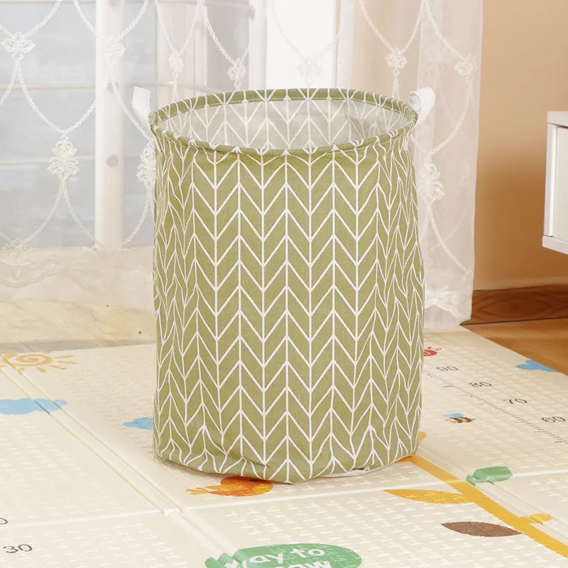 Home Fabric Folding Storage Dirty Laundry Basket