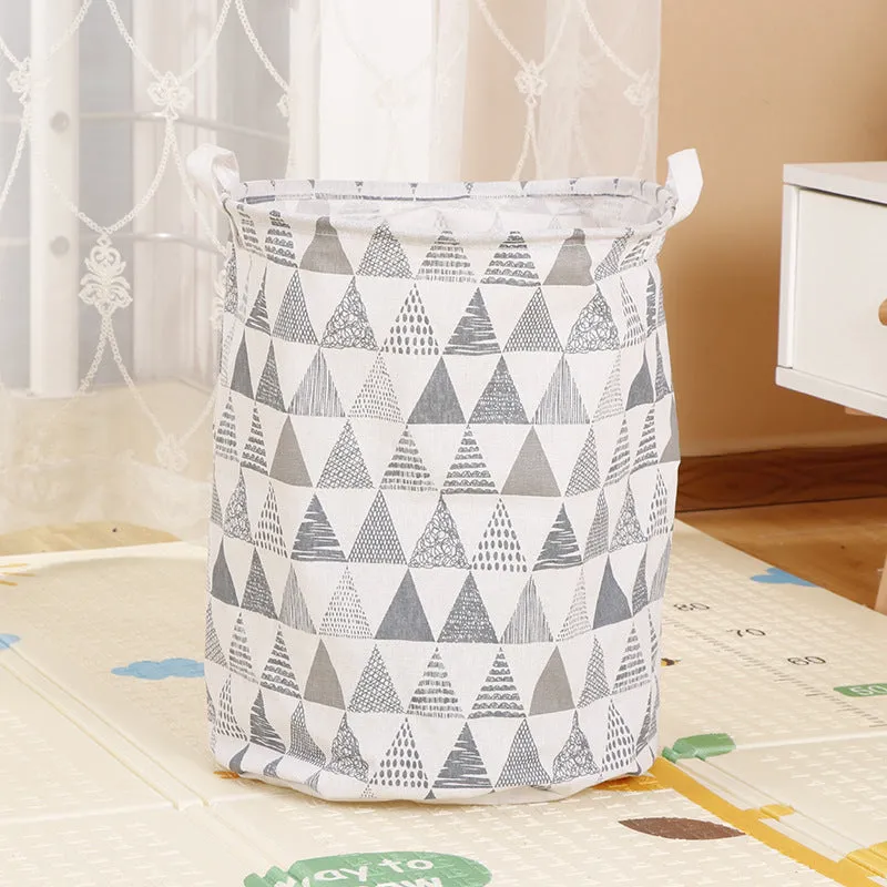 Home Fabric Folding Storage Dirty Laundry Basket