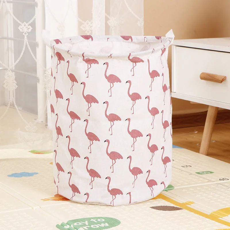 Home Fabric Folding Storage Dirty Laundry Basket