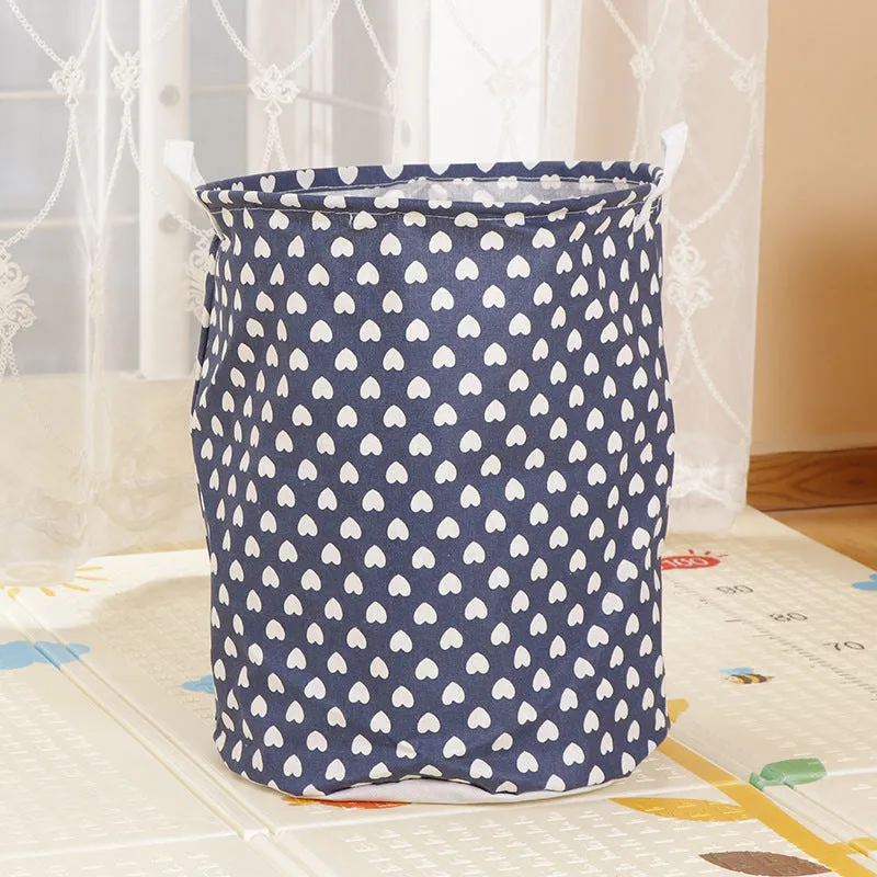 Home Fabric Folding Storage Dirty Laundry Basket