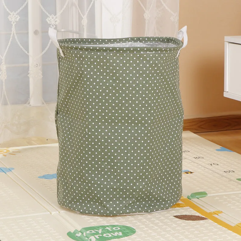 Home Fabric Folding Storage Dirty Laundry Basket