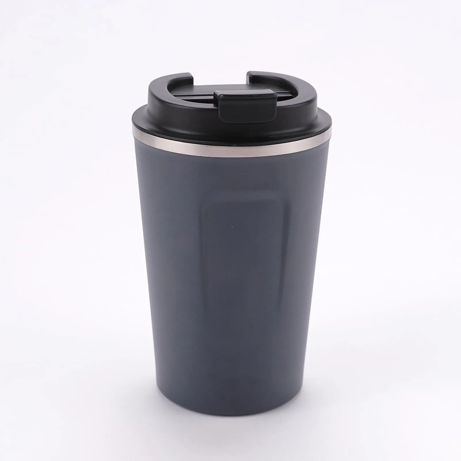 Homestic Stainless Steel Insulated Coffee Cup with Sipper Mouth|Travel Coffee Mug 380 ML|Blue|