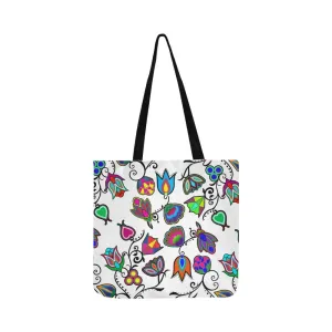 Indigenous Paisley - White Reusable Shopping Bag (Two sides)