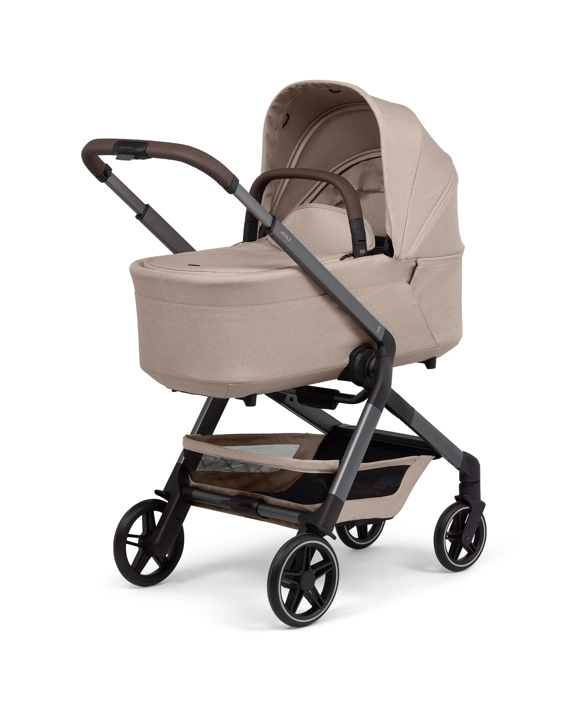 Joolz Hub² Pushchair Bundle with Carrycot (6 Piece) - Sandy Taupe