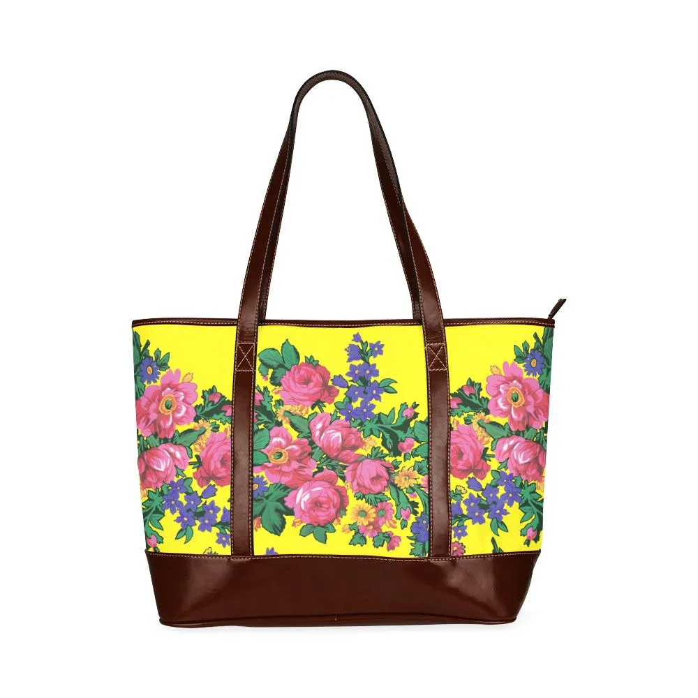 Kokum's Revenge-Yellow Tote Handbag