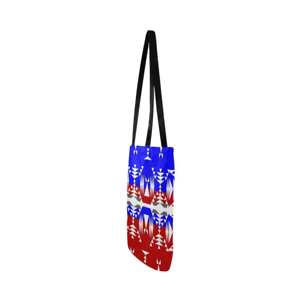 Limited Edition Veteran's Between the Mountai Reusable Shopping Bag (Two sides)