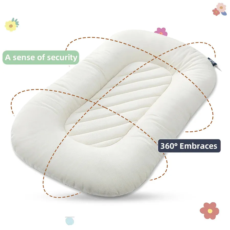 Little Story Portable Lounger Sleeping Pod (White)