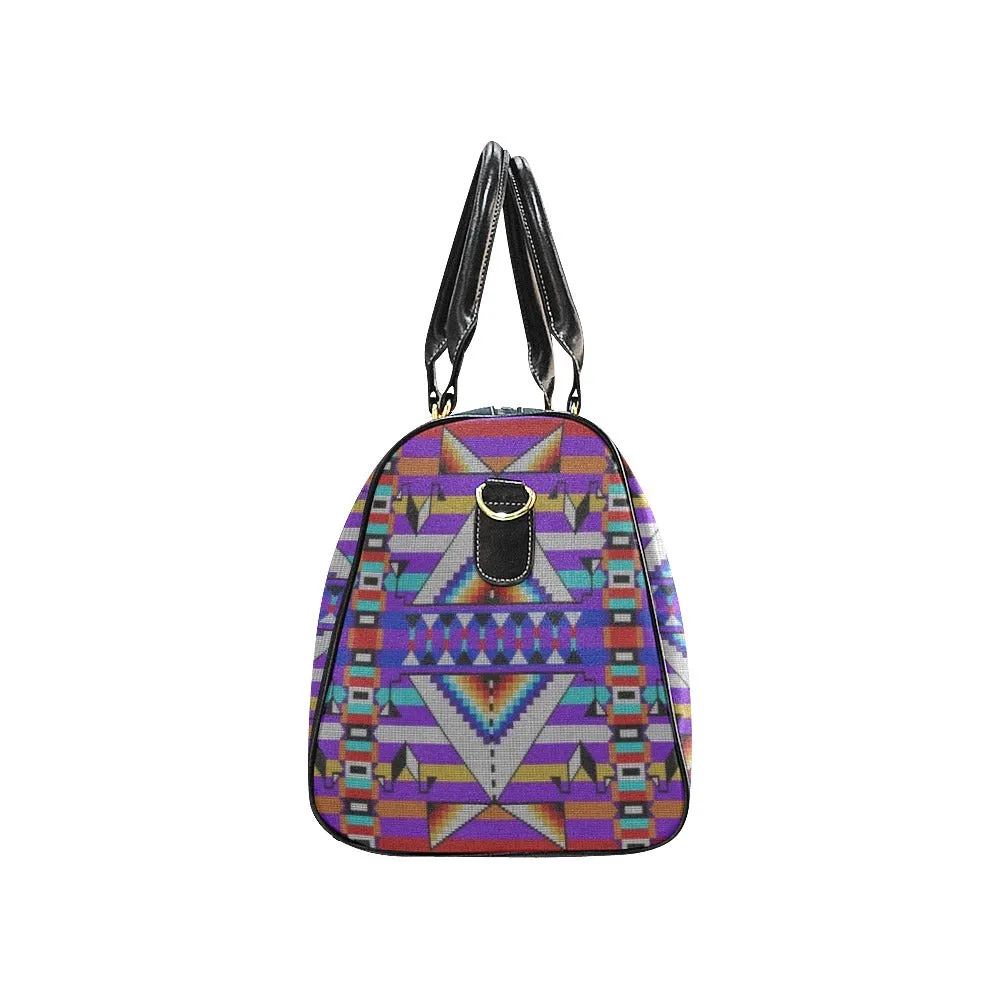 Medicine Blessing Purple Waterproof Travel Bag