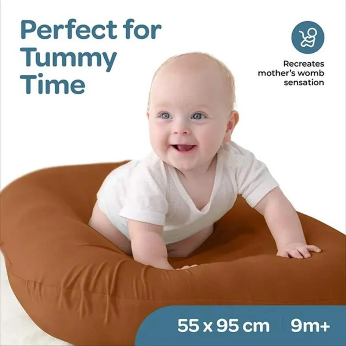 Moon Baby Lounger - 9m  (Brown)