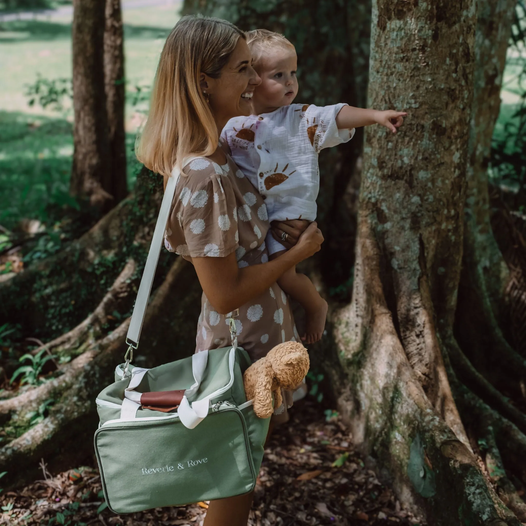 Natura Picnic Cooler Bag - Sage