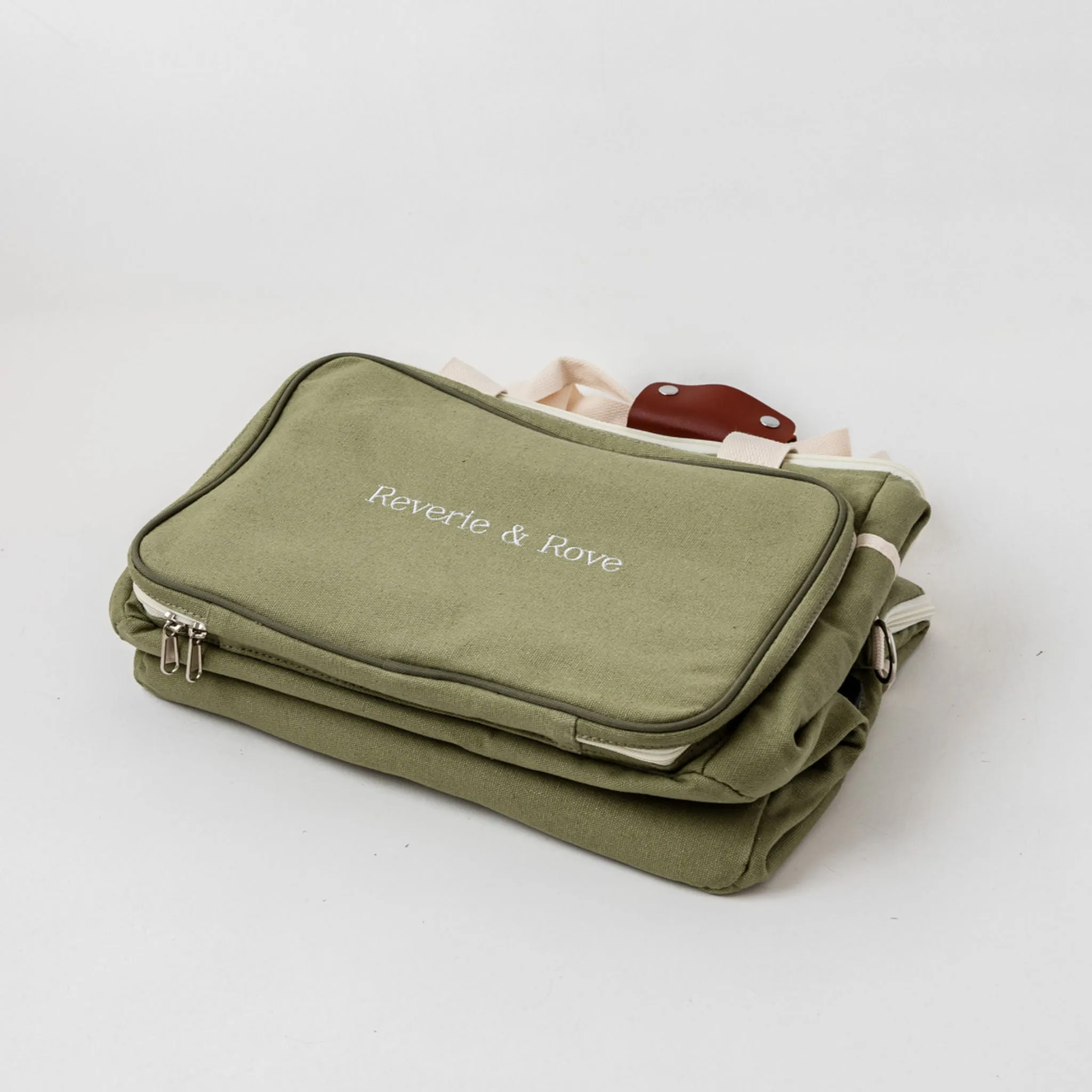 Natura Picnic Cooler Bag - Sage