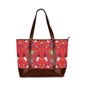 New Growth Vermillion Tote Handbag