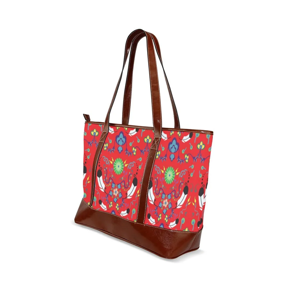 New Growth Vermillion Tote Handbag