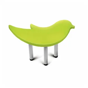 Ok Play Bird Table For Kids, Round And Smooth Edges For The Safety, Perfect For Home And School, Green, 2 to 4 Years