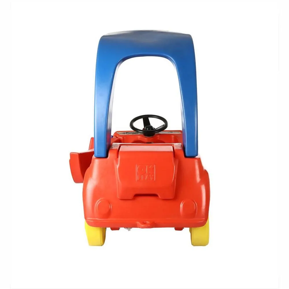 Ok Play Busy Beetel Car, Cars Toys For Toddlers, Red & Blue, 1 To 2 Years