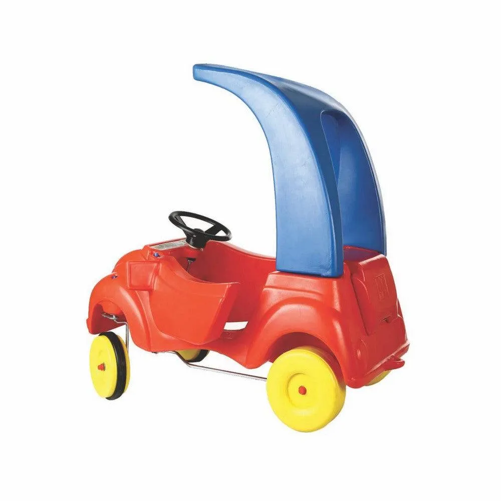 Ok Play Busy Beetel Car, Cars Toys For Toddlers, Red & Blue, 1 To 2 Years