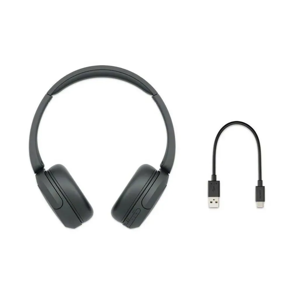 Open Box - Sony WHCH520/B Bluetooth Wireless Headphones with Microphone - Black